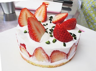 苺のケーキ